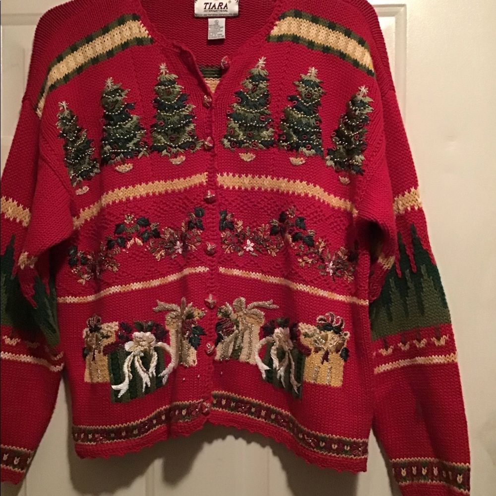Christmas Sweater Tiara size XL
